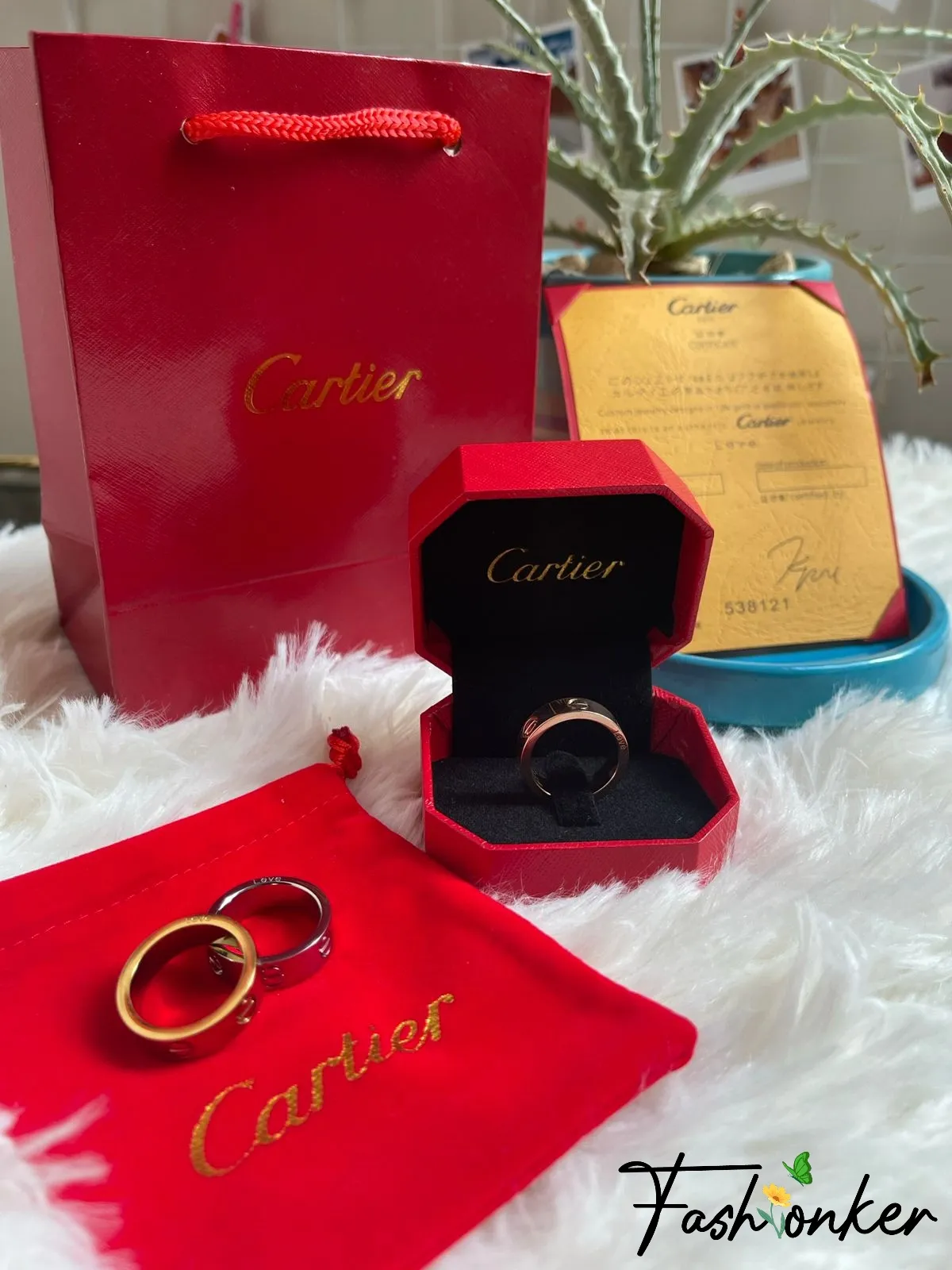 Best Price Cartier Love Ring with Complete Packaging