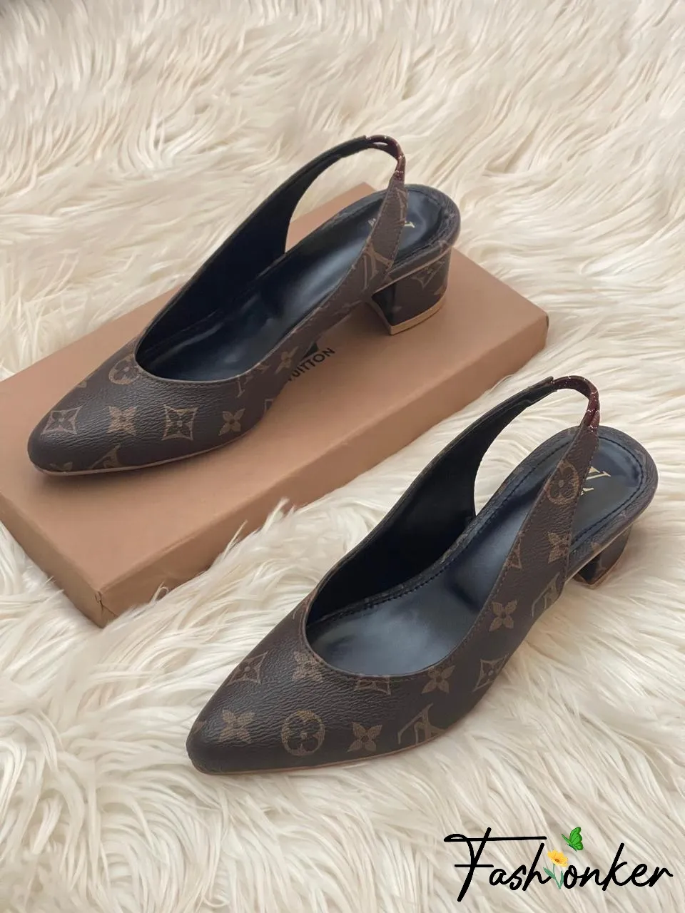 Best Price LV Block Heels 